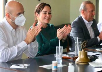 Se reúne Carmen Lilia Canturosas con miembros del Club Rotario NLD