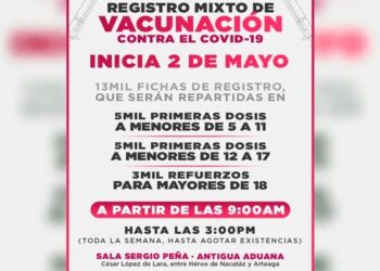 Anuncia Gobierno de Nuevo Laredo 13 mil vacunas anticovid al día esta semana