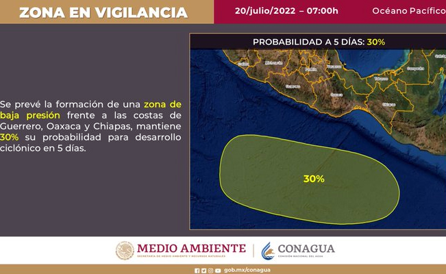 ¡Monzón mexicano generará lluvias intensas en la república!