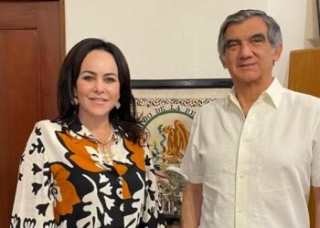 Alcaldesa de NLD se reúne con el Gobernador electo, Américo Villarreal