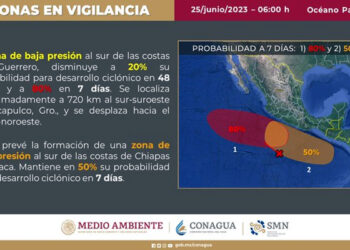 ¡Ondas tropicales 6 y 7 provocarán lluvias en varios estados!